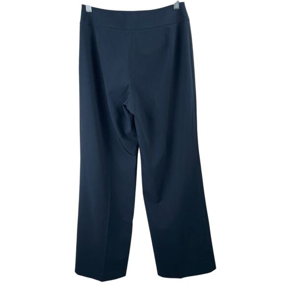 Casual Corner Annex Straight Leg High Rise Navy Blue Stretch Dress Pants NWT 4 - Picture 2 of 14